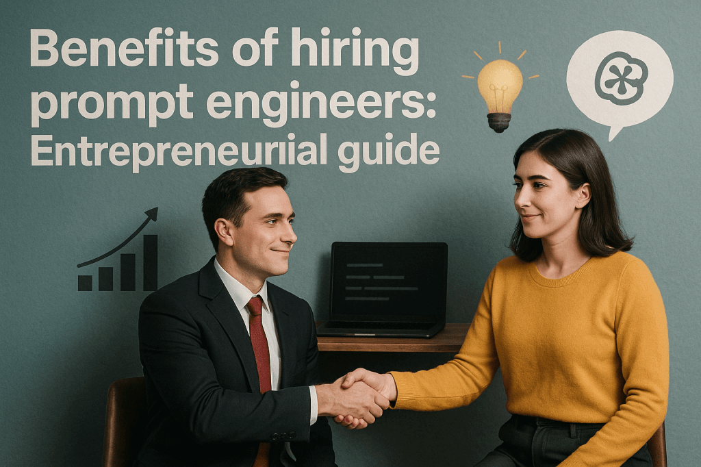 Benefits of hiring prompt engineers: Entrepreneurial guide